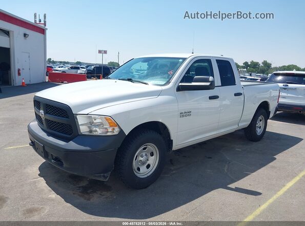 1C6RR7FG0HS826591 2017 RAM 1500 White წინა მარცხენა ხედი სამი მეოთხედიდან