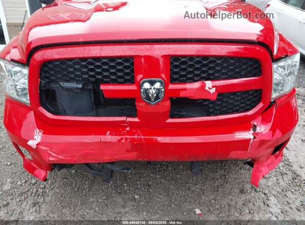 1C6RR7FG5JS264323 2018 RAM 1500 Red წინა ხედი