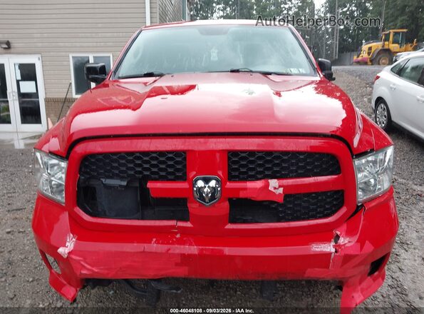 1C6RR7FG5JS264323 2018 RAM 1500 Red ხელსაწყოთა პანელის ხედი