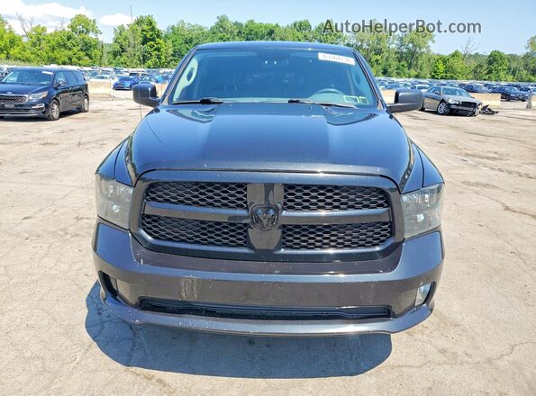1C6RR7FG9JS208403 2018 RAM 1500 Black წინა ხედი