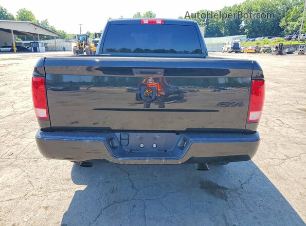 1C6RR7FG9JS208403 2018 RAM 1500 Black უკანა ხედი