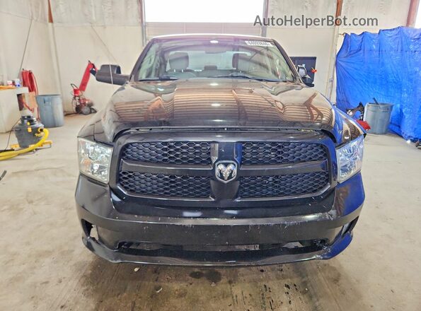 1C6RR7FT1JS327883 2018 RAM 1500 Black წინა ხედი