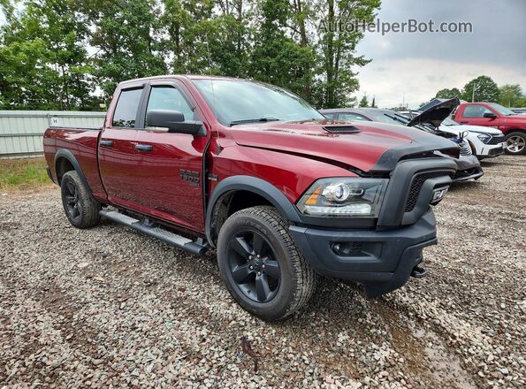 1C6RR7GT1LS151323 2020 RAM 1500 Maroon Delantero derecho