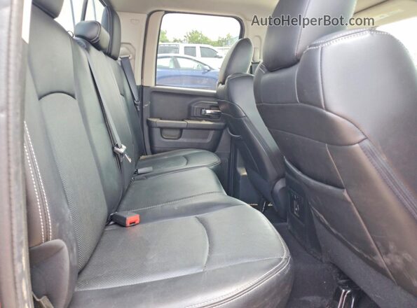 1C6RR7HT5GS325723 2016 RAM 1500 Gray Rear seats view