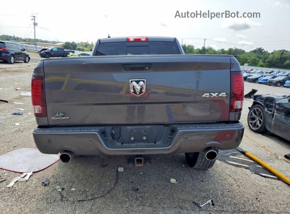 1C6RR7HT5GS325723 2016 RAM 1500 Gray Rear view