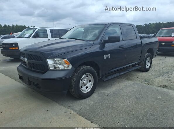 1C6RR7KG2JS315850 2018 RAM 1500 Blue წინა მარცხენა ხედი სამი მეოთხედიდან