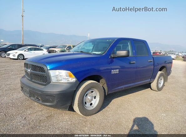 1C6RR7KG4GS348972 2016 RAM 1500 Blue Передня ліва чверть