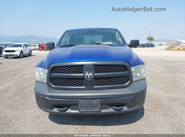 1C6RR7KG4GS348972 2016 RAM 1500 Blue Вид щитка приладів