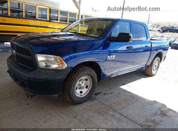 1C6RR7KG4GS377291 2016 RAM 1500 Blue Առջևի ձախ երեք քառորդ տեսարան