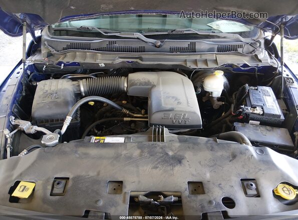 1C6RR7KG9GS341693 2016 RAM 1500 Blue Widok z tyłu
