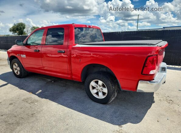 1C6RR7KM5JS277309 2018 RAM 1500 Red უკანა მარცხენა