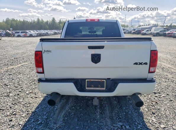 1C6RR7KT9KS724331 2019 RAM 1500 White Հետևի տեսք