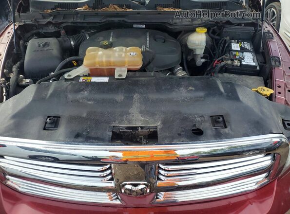 1C6RR7LM0HS878667 2017 RAM 1500 Red უკანა სალონის ხედი