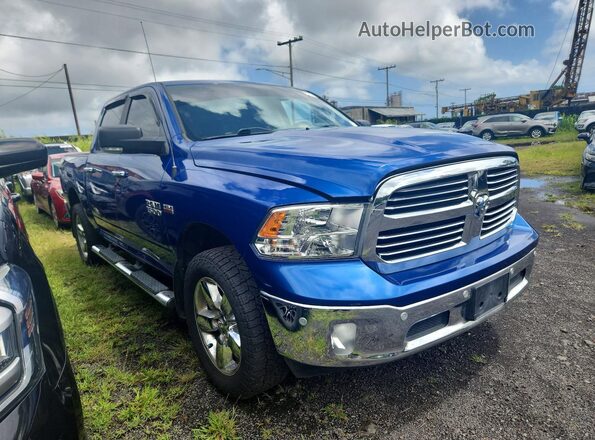 1C6RR7LT6JS322215 2018 RAM 1500 Blue Przód prawy