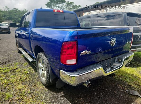 1C6RR7LT6JS322215 2018 RAM 1500 Blue Tył lewy
