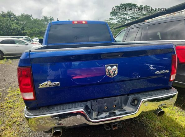 1C6RR7LT6JS322215 2018 RAM 1500 Blue Widok z tyłu