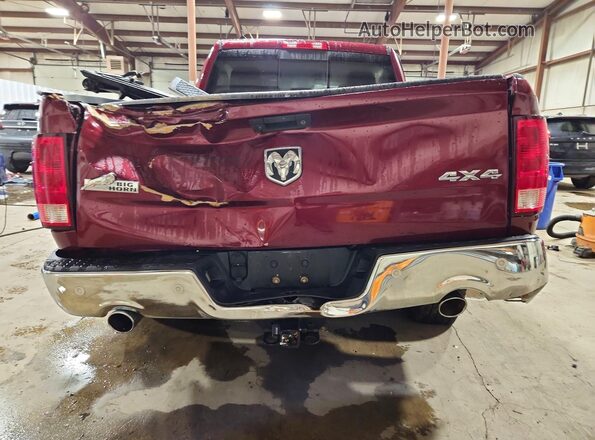 1C6RR7LT9HS829376 2017 RAM 1500 Maroon უკანა ხედი