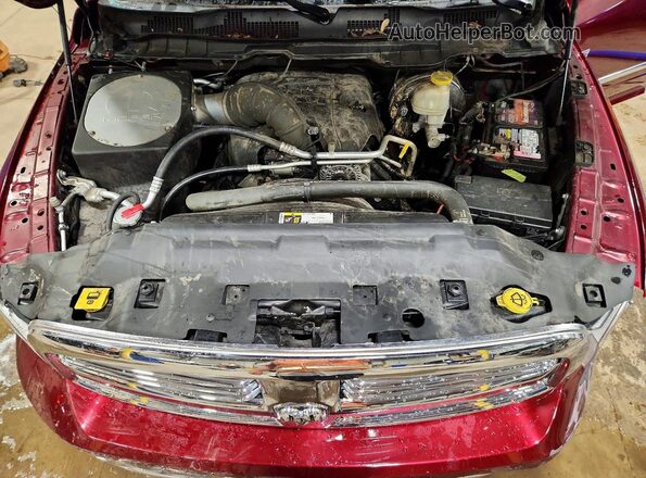 1C6RR7LT9HS829376 2017 RAM 1500 Maroon უკანა სალონის ხედი