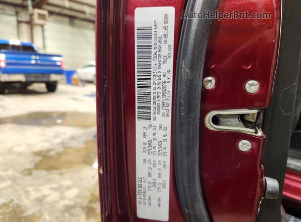 1C6RR7LT9HS829376 2017 RAM 1500 Maroon ძრავის განყოფილების ხედი