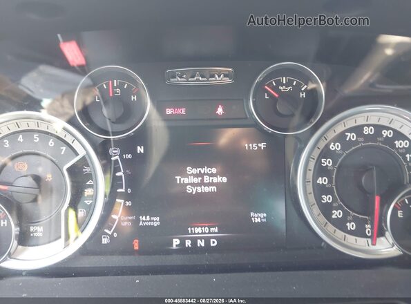 1C6RR7NT3GS210977 2016 RAM 1500 Gray Widok tylnych siedzeń