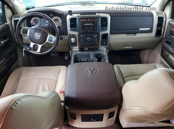 1C6RR7NT5JS164270 2018 RAM 1500 Maroon Dashboard view