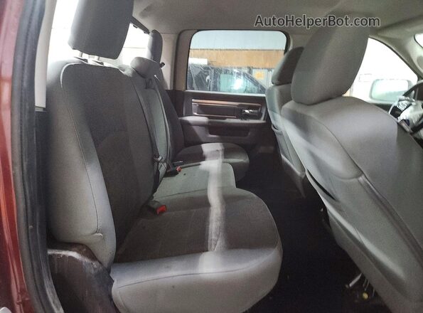1C6RR7TM3GS212966 2016 RAM 1500 Burgundy Rear seats view