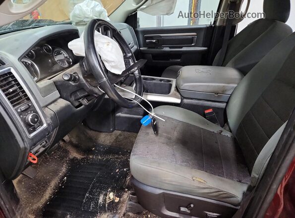 1C6RR7TM3GS212966 2016 RAM 1500 Burgundy Front interior view