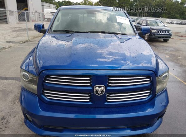 1C6RR7UT3GS347239 2016 RAM 1500 Blue Вид щитка приладів