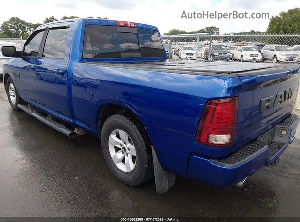 1C6RR7UT3GS347239 2016 RAM 1500 Blue Задня ліва чверть
