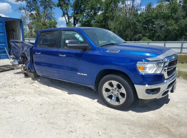 1C6RREMT7KN768599 2019 RAM 1500 Blue Front right