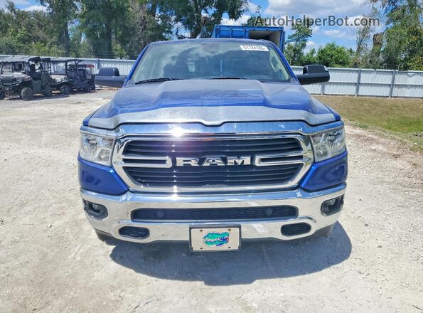 1C6RREMT7KN768599 2019 RAM 1500 Blue Front view