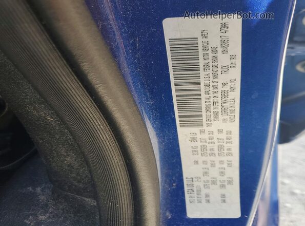 1C6RREMT7KN768599 2019 RAM 1500 Blue VIN sticker view