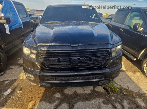 1C6RRFFG8KN709549 2019 RAM 1500 Black Front view