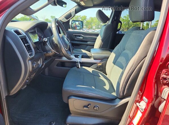 1C6RRFFGXNN405448 2022 RAM 1500 Burgundy Front interior view