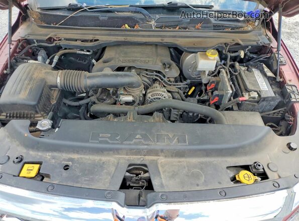1C6SRFFT2LN101574 2020 RAM 1500 Burgundy Սալոնի հետևի տեսք