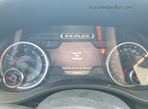 1C6SRFFT2LN134767 2020 RAM 1500 Charcoal Вид щитка приладів