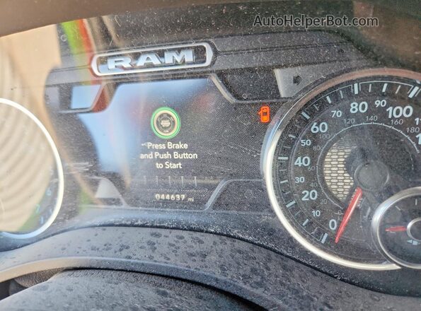 1C6SRFFT4MN721330 2021 RAM 1500 Blue Вид щитка приладів