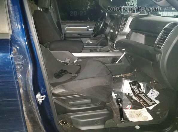 1C6SRFFT4MN721330 2021 RAM 1500 Blue Вид наклейки з VIN-кодом