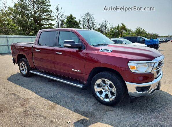 1C6SRFFT5KN800079 2019 RAM 1500 Burgundy Առջևի աջ
