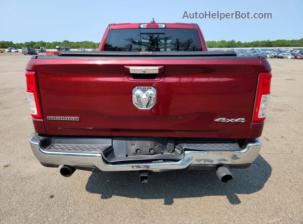 1C6SRFFT5KN800079 2019 RAM 1500 Burgundy Հետևի տեսք