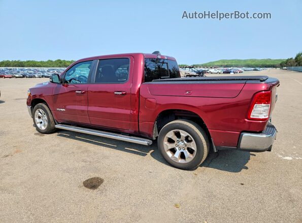 1C6SRFFT5KN800079 2019 RAM 1500 Burgundy Հետևի ձախ