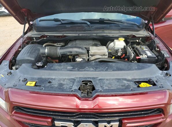 1C6SRFFT5LN363542 2020 RAM 1500 Burgundy Rear interior view