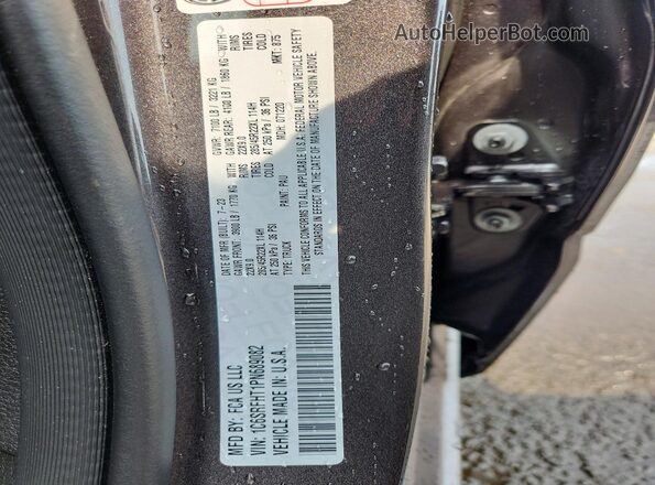 1C6SRFHT1PN689082 2023 RAM 1500 Gray Вид наклейки з VIN-кодом