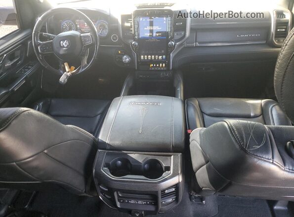 1C6SRFHT2KN740260 2019 RAM 1500 White Вид панелі приладів