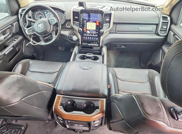 1C6SRFJM4MN830936 2021 RAM 1500 White Вид панелі приладів