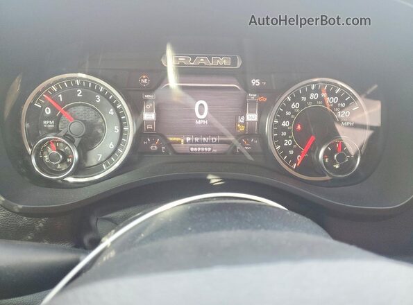 1C6SRFJT3MN511230 2021 RAM 1500 Бордовый Вид щитка приборов