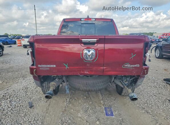 1C6SRFJT3MN511230 2021 RAM 1500 Бордовый Вид сзади