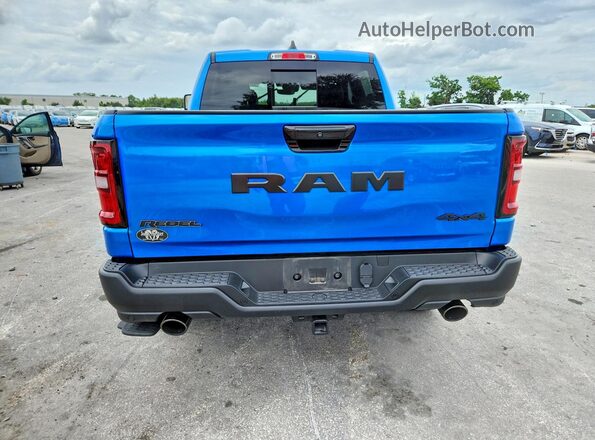 1C6SRFLP9SN620658 2025 RAM 1500 Blue Rear view