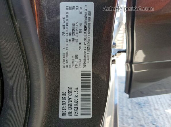 1C6SRFLPXTN264786 2026 RAM 1500 Gray Widok naklejki z numerem VIN