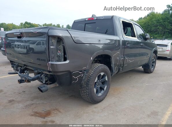 1C6SRFLT2KN903965 2019 RAM 1500 Gray Trasero derecho